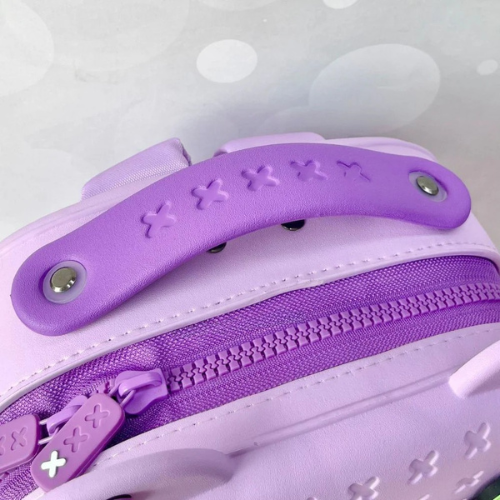 Waterproof Cartoon Kids Backpack-Purple