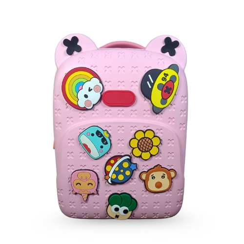Waterproof Cartoon Kids Backpack-Pink