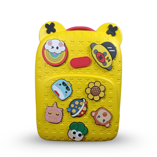 Waterproof Cartoon Kids Backpack-Yellow