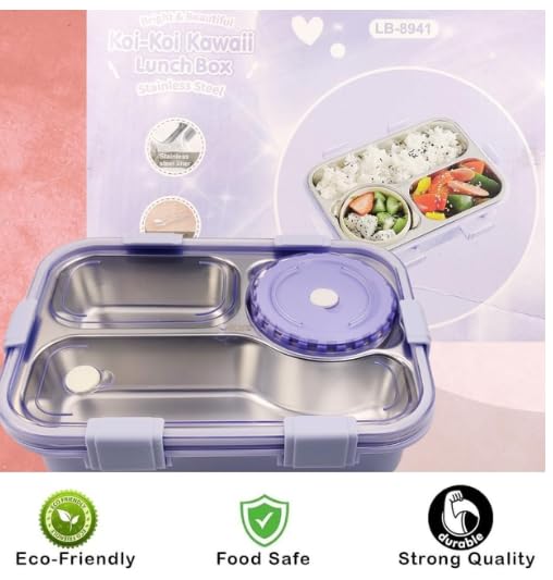 Insulated Bento Lunch Box Purple