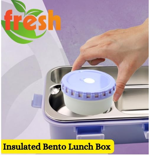 Insulated Bento Lunch Box Purple
