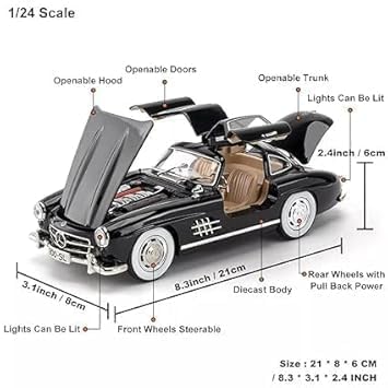 Die-Cast Sport Car Toy Black
