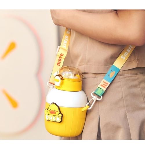 Insulated Stainless Steel Water Bottle Yellow Duck