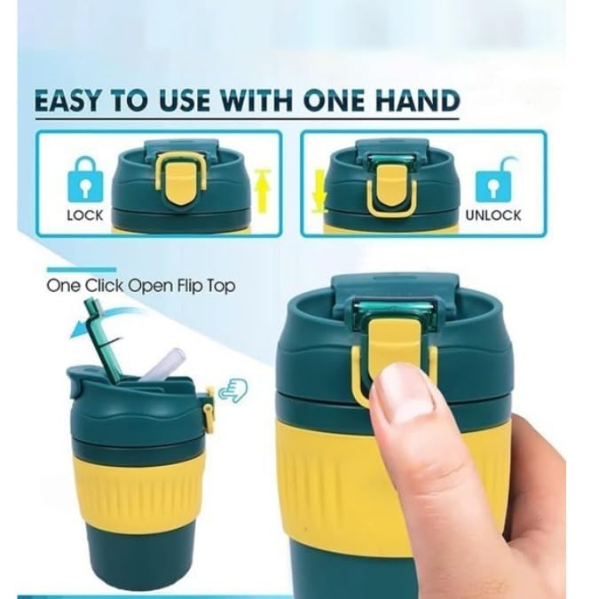 Insulated Coffee Travel Cup Emerald Green