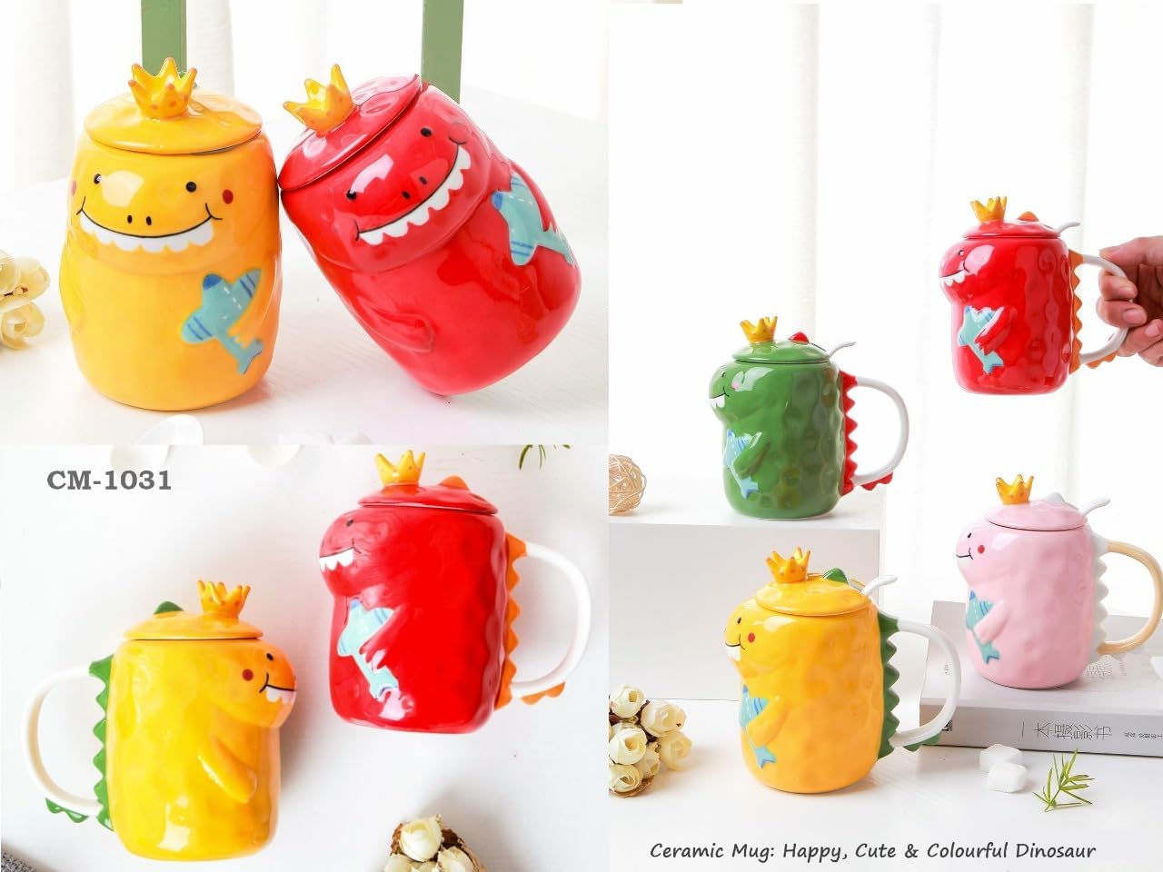 Red Dino Mug