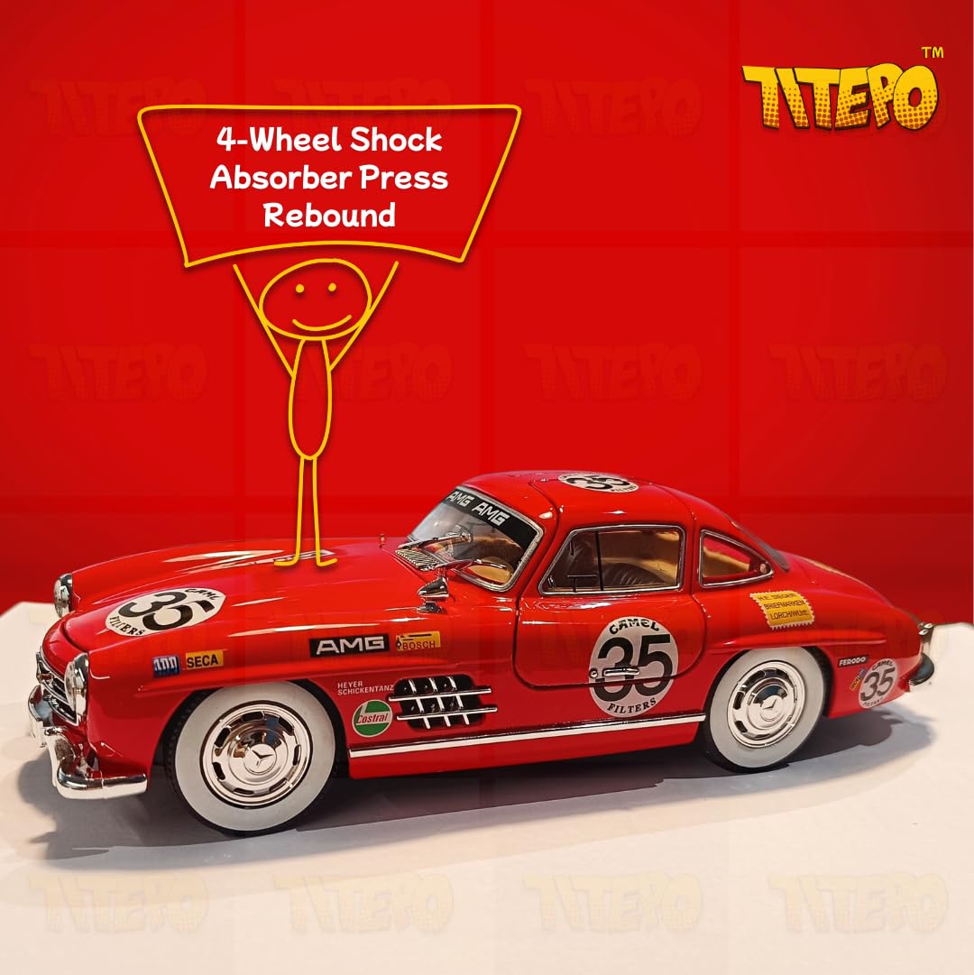 Die-Cast Sport Car Toy Red
