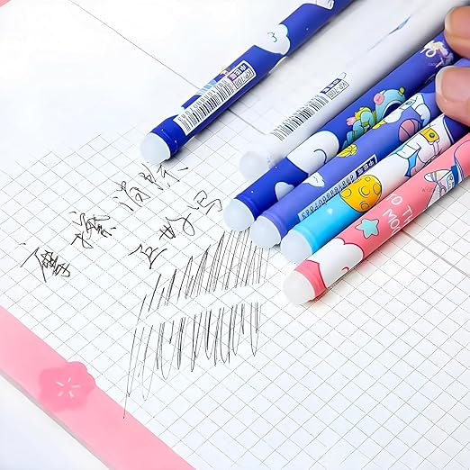 Erasable Gel Pen Set Astronaut Theme