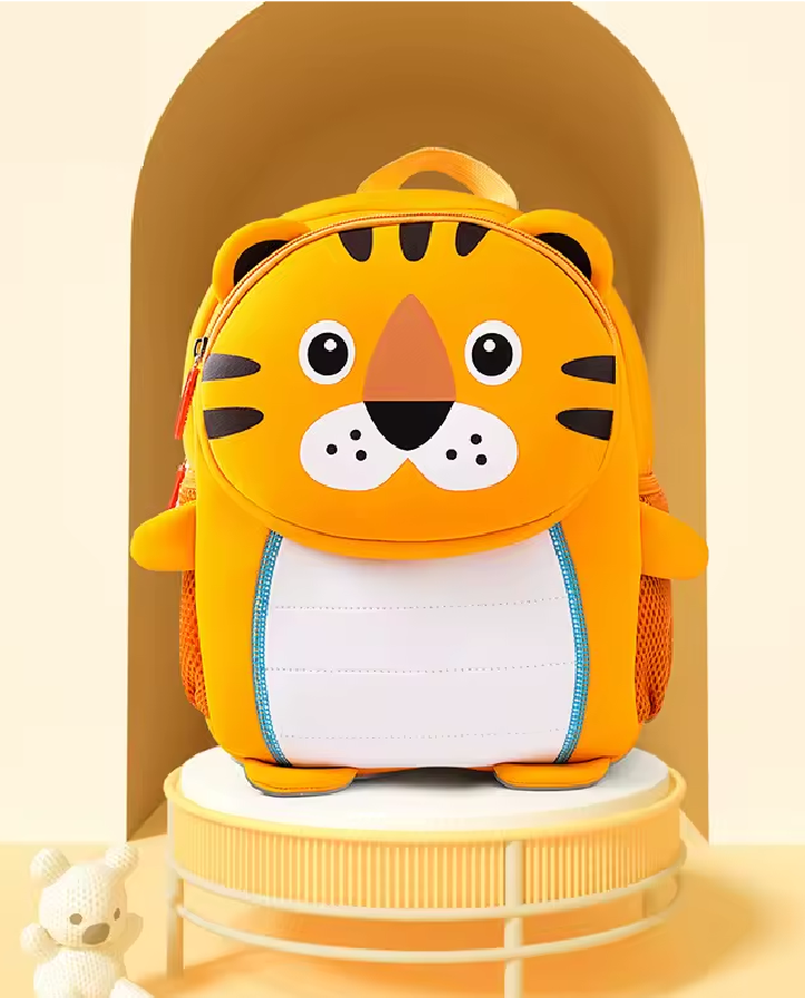 Fun Tiger Toddler Backpack Orange