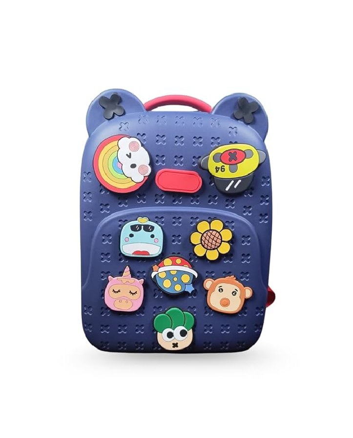 Waterproof Cartoon Kids Backpack-Blue