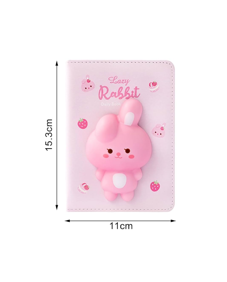 3D Squishy Rabbit Notebook