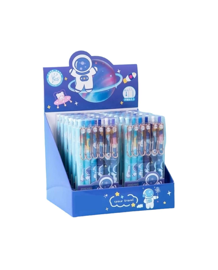 Erasable Gel Pen Set Astronaut Theme
