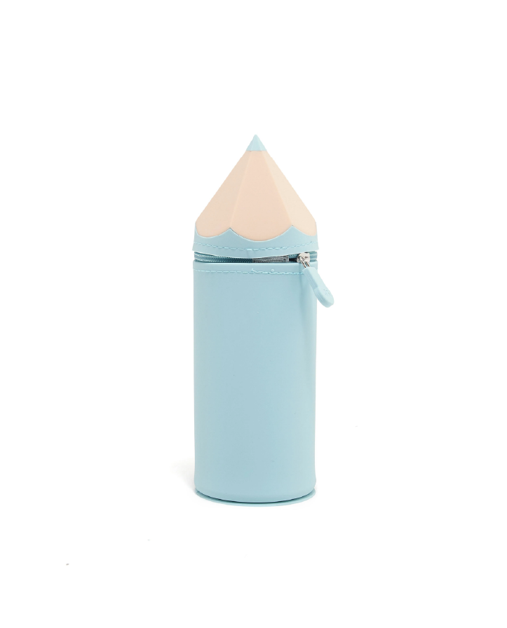 Kawaii-Q Mushy Soft Pencil Case Blue