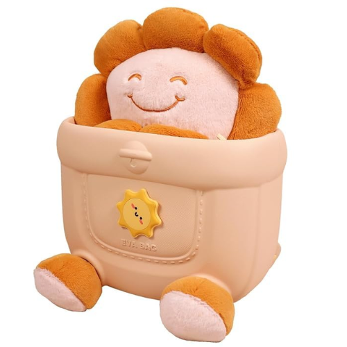 Waterproof EVA Sunflower Plush Backpack