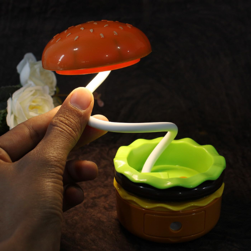 2-in-1 Hamburger Table Lamp with Sharpener