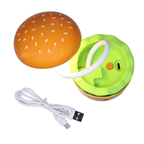 2-in-1 Hamburger Table Lamp with Sharpener