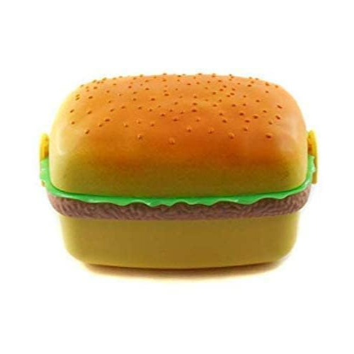 Burger Lunch Box with Spoon Fun Design