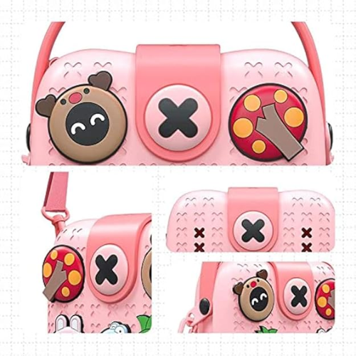 EVA Camera Crossbody Bag Pink