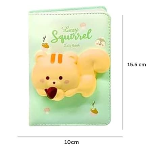 3D Squishy Squirrel Notebook