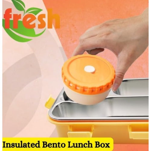 Insulated Bento Lunch Box Orange