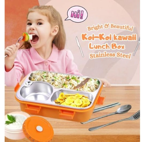 Insulated Bento Lunch Box Orange