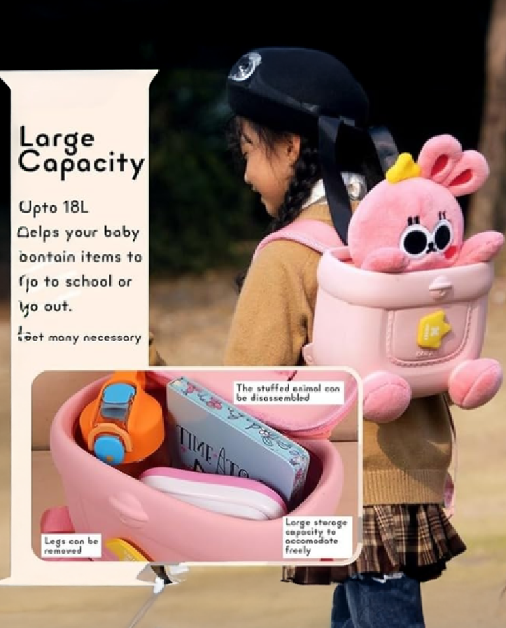 Waterproof EVA Rabbit Plush Backpack