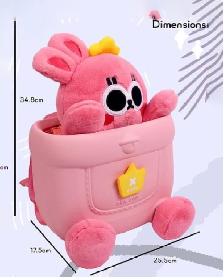 Waterproof EVA Rabbit Plush Backpack