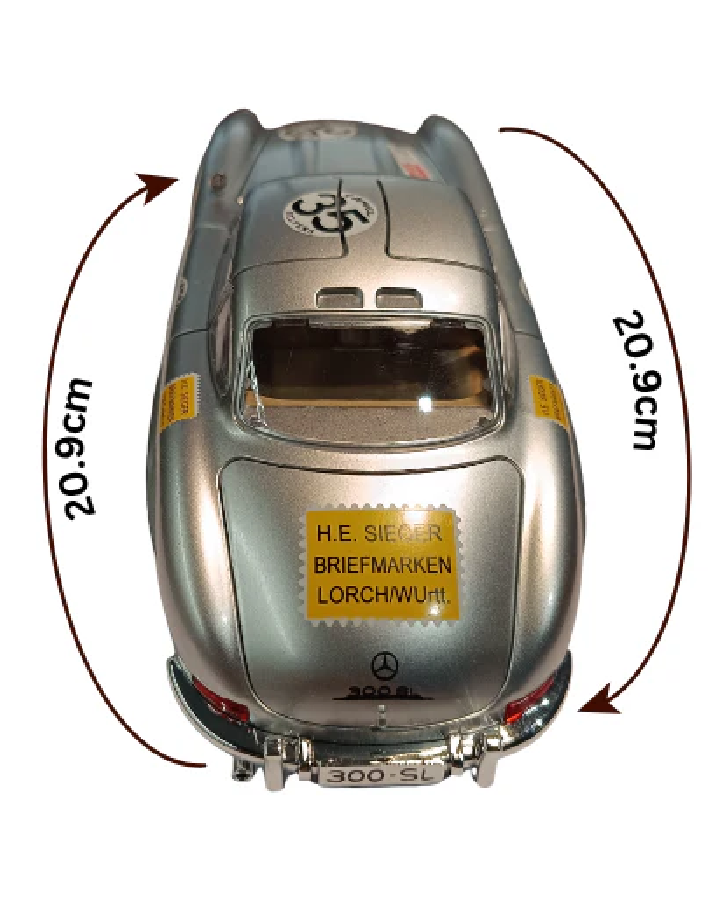 Die-Cast Sport Car Toy Silver