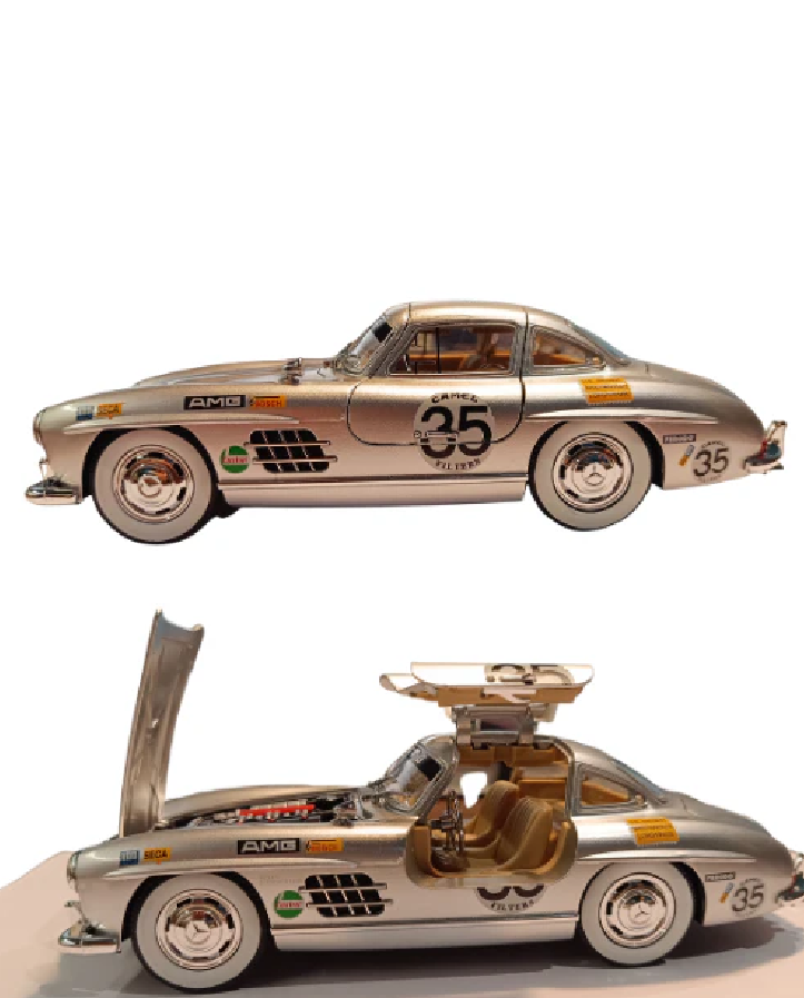 Die-Cast Sport Car Toy Silver