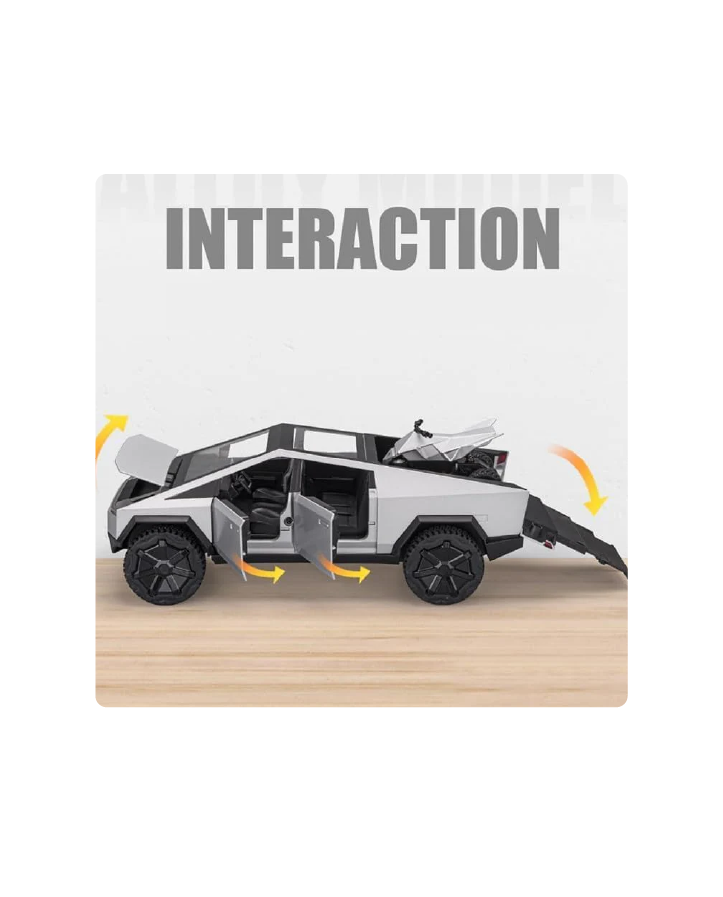 Die-Cast Tesla Cybertruck Silver