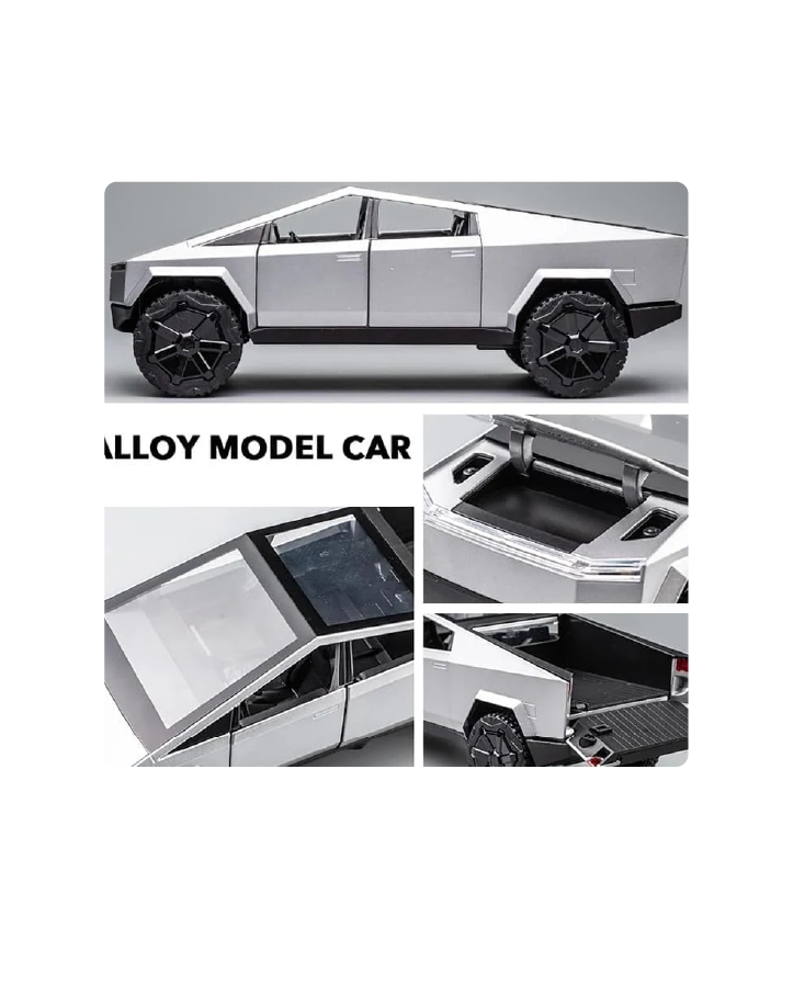 Die-Cast Tesla Cybertruck Silver
