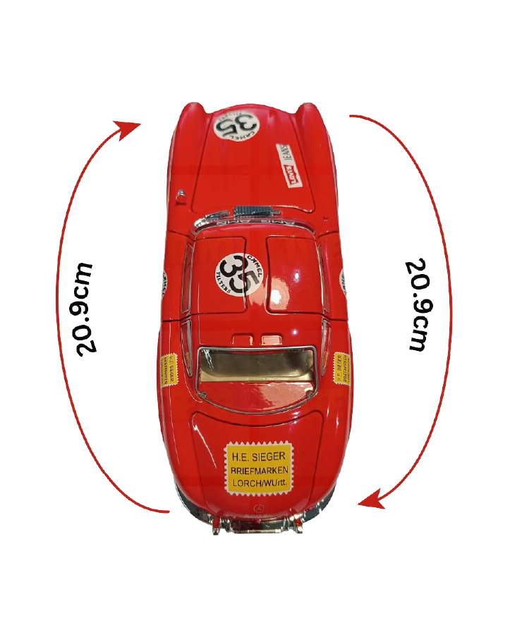 Die-Cast Sport Car Toy Red