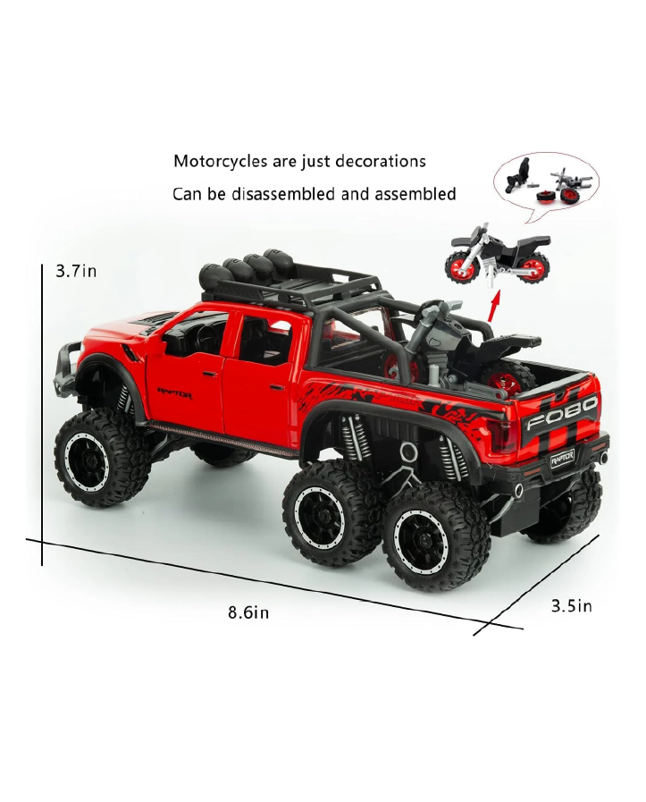 Die-Cast Pickup Truck Toy Red