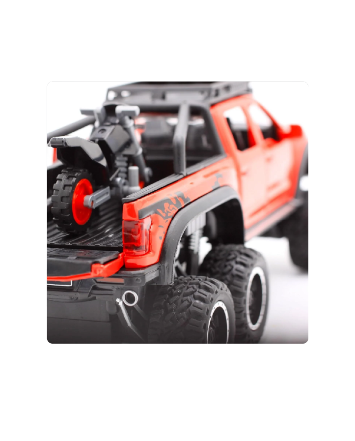 Die-Cast Pickup Truck Toy Red