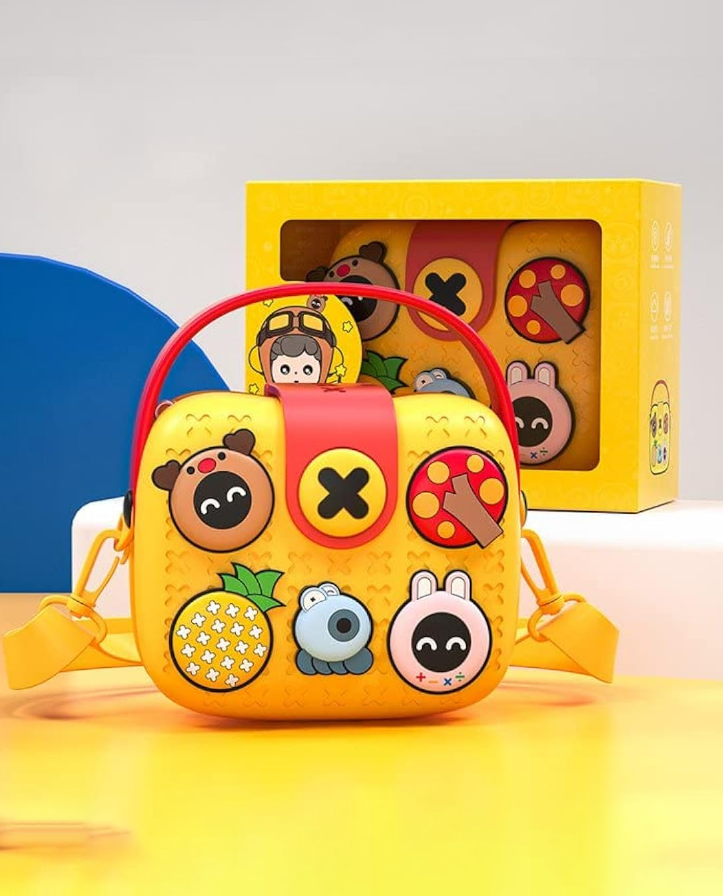EVA Camera Crossbody Bag Yellow