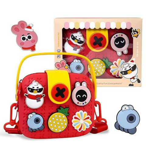 EVA Camera Crossbody Bag Red