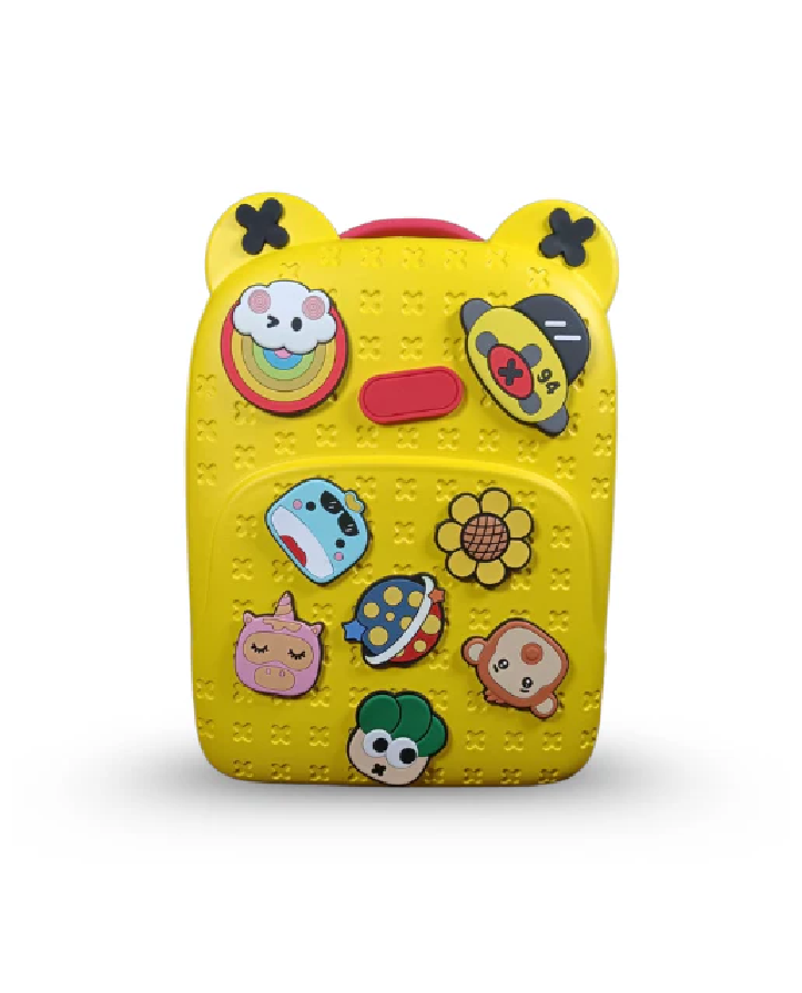 Waterproof Cartoon Kids Backpack-Yellow