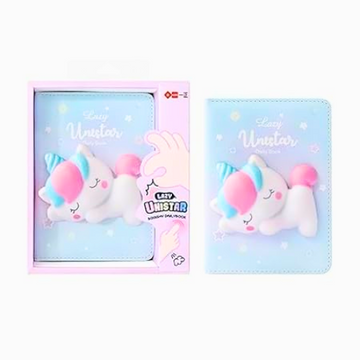 3D Squishy Unicorn Notebook