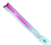 Dual-Tone Plastic Ruler (Pink & Clear)