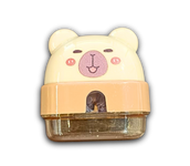Cute Bear-Shaped Pencil Sharpener (Yellow)