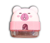 Cute Bear-Shaped Pencil Sharpener (Pink)