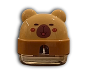 Cute Bear-Shaped Pencil Sharpener (Yellow)