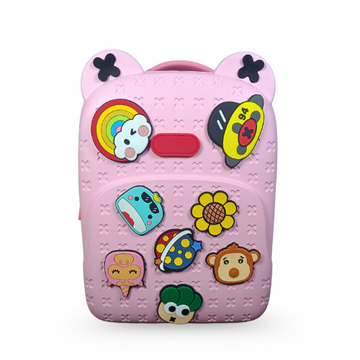 Waterproof Cartoon Kids Backpack-Pink