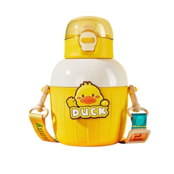 Insulated Stainless Steel Water Bottle Yellow Duck
