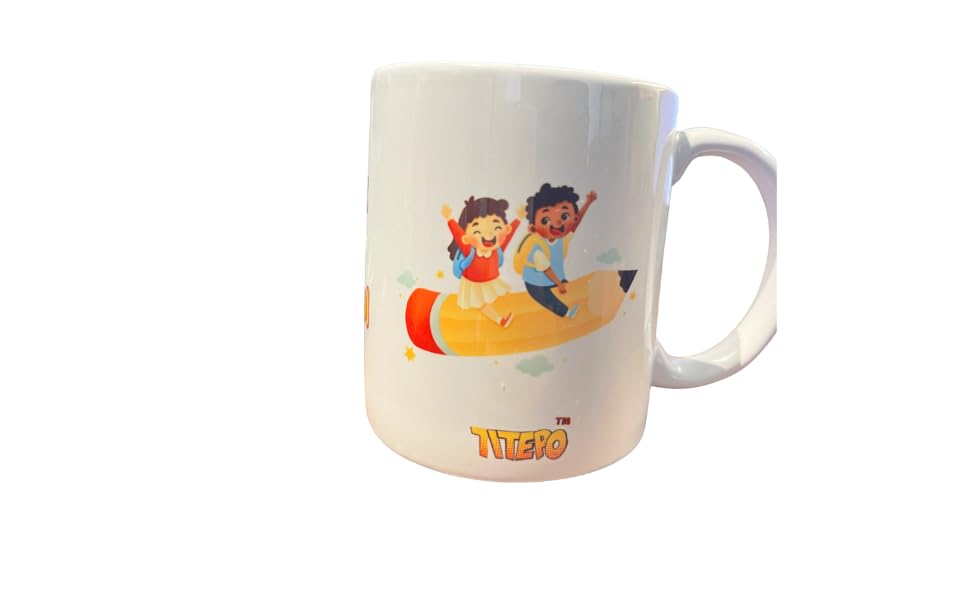 Fancy Ceramic Mug with Handle