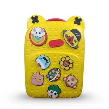 Waterproof Cartoon Kids Backpack-Yellow