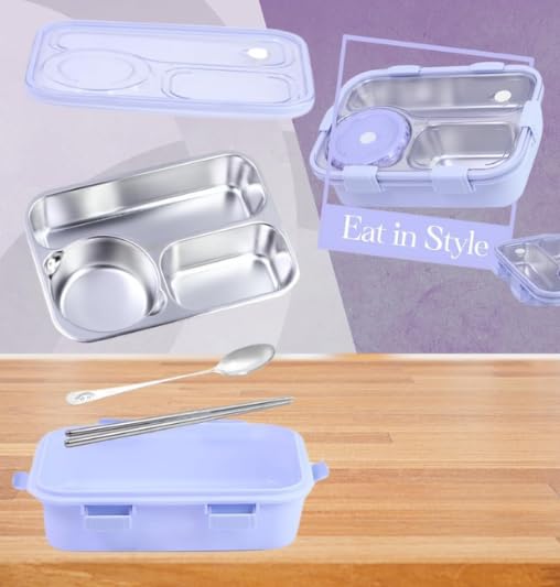 Insulated Bento Lunch Box Purple