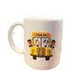 Fancy Ceramic Mug with Handle
