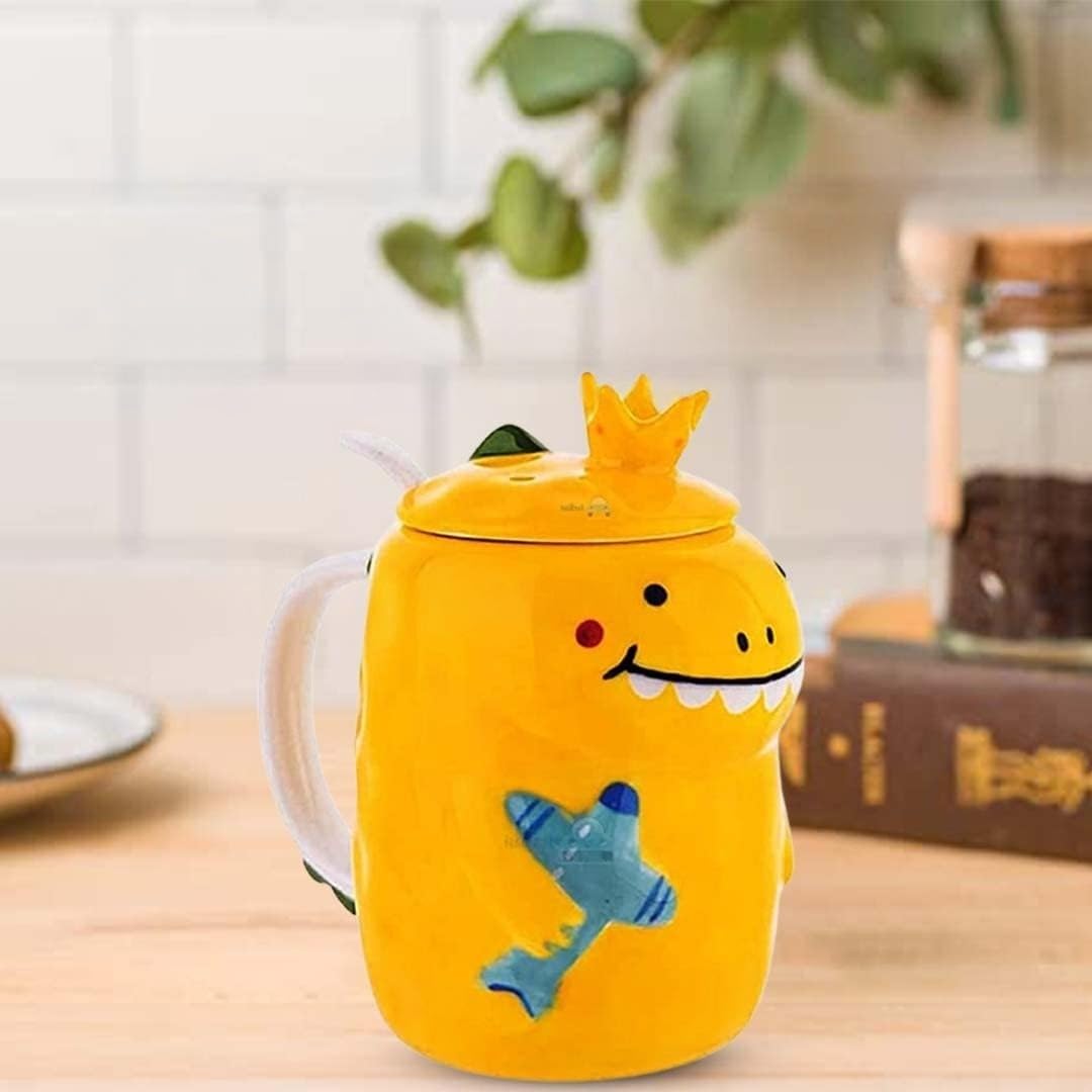 Yellow Dino Mug
