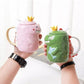 Green Dino Mug