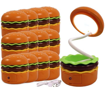 Pack of 12 Hamburger Table Lamps with Sharpener